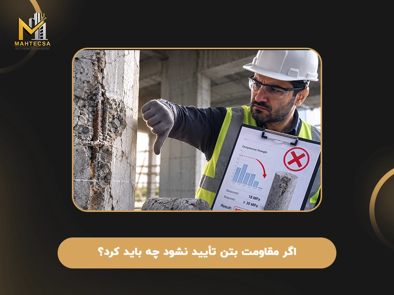 روش های مقاوم سازی بتن: 10 روش مقاوم سازی سازه بتنی + عکس 23 اگر مقاومت بتن تأیید نشود چه باید کرد؟
