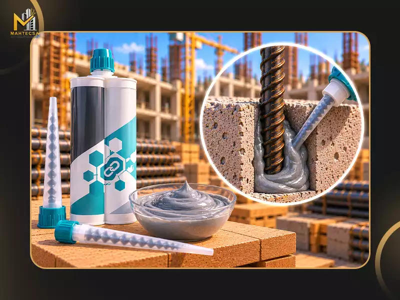 انواع چسب کاشت میلگرد بر اساس ترکیبات: 4. چسب هیبریدی