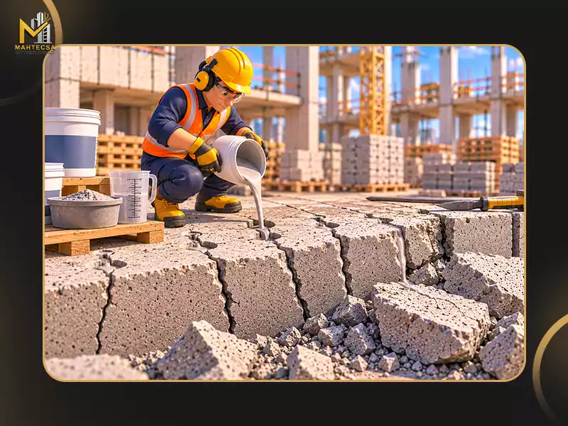 انواع روش تخریب بتن: 10. تخریب بتن با کتراک