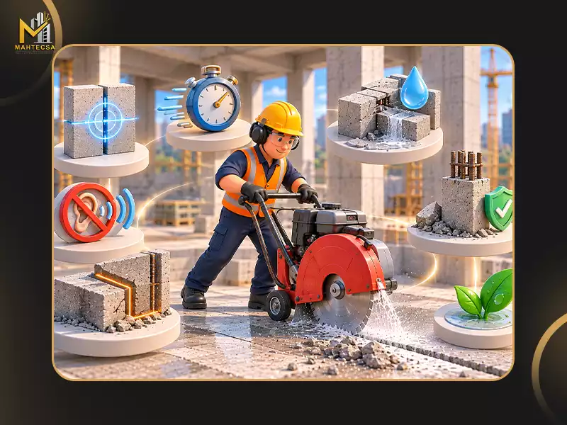مزایای برش بتن چیست؟