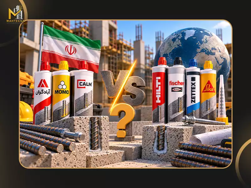 چسب کاشت میلگرد ایرانی بهتر است یا خارجی؟